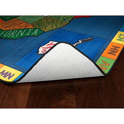 Flagship Carpets My America Doodle Map Rug (FE26258A)