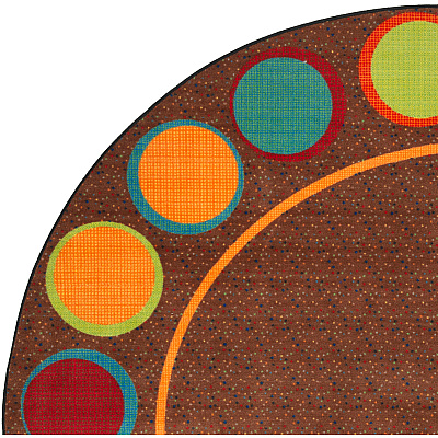 Flagship Carpets Calm Sitting Spots Oval Rug (FE30533A)