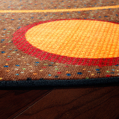 Flagship Carpets Calm Sitting Spots Oval Rug (FE30545A)