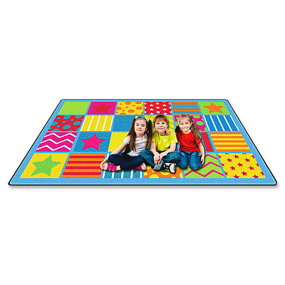 Flagship Carpets Silly Seating Classroom Rug (FE33144A)