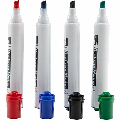 CLI Chisel Tip Dry Erase Markers (LEO47814)