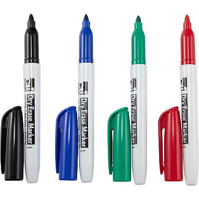 CLI Low Odor Dry Erase Markers (LEO47804)