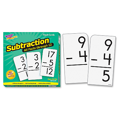 TREND Subtraction all facts through 12 Flash Cards (TEP53202)