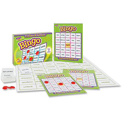 TREND Prefixes and Suffixes Bingo Game (TEP6140)