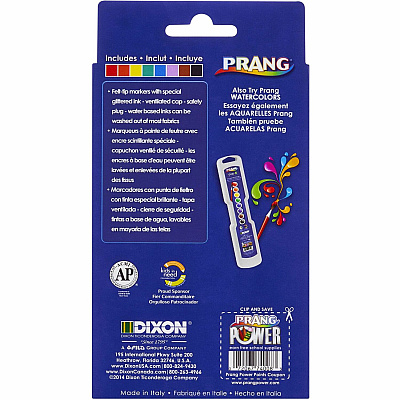 Prang Decor Glitter Markers (DIX74008)