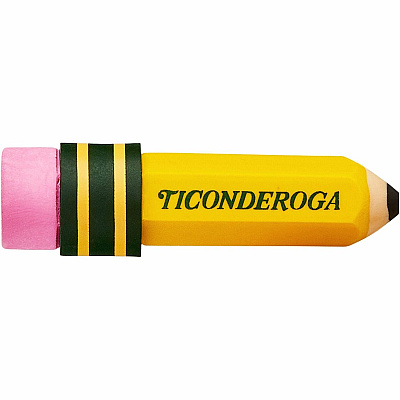 Ticonderoga Pencil-Shaped Erasers (DIX38936)