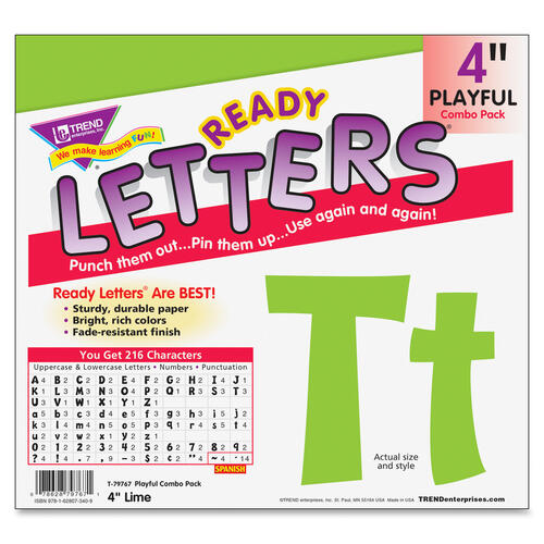 TREND 4" Playful Ready Letters Combo Pack (79767)