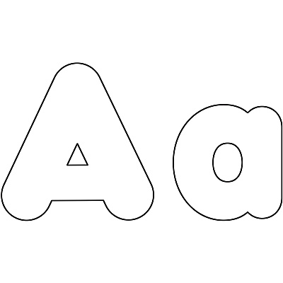 TREND White 4" Casual Ready Letters Combo Pack (TEP79905)