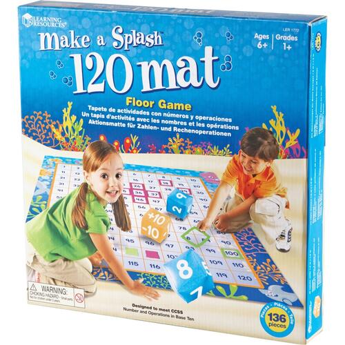 Learning Resources Make A Splash 120 Mat Floor Game (1772)