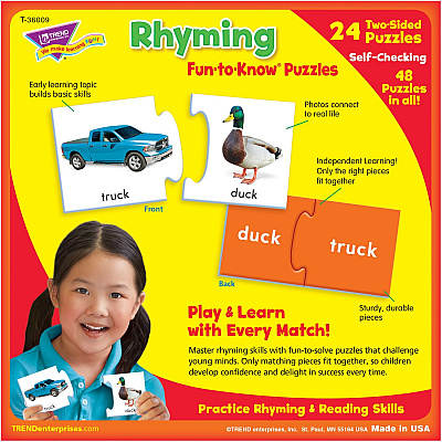 TREND Rhyming Puzzle Set (TEP36009)