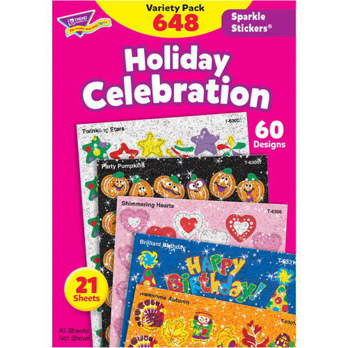 TREND Holiday Celebration Little Sparkler Stickers (63903)