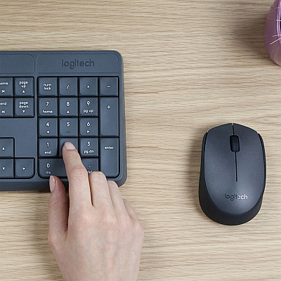 Logitech MK235 Keyboard & Mouse (Keyboard English Layout only) (920007897)