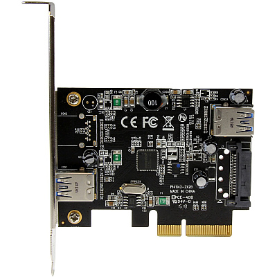 StarTech 2 Port Usb 3.1 10gbps Card 1x Ext 1x Int (PEXUSB311EI)