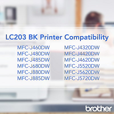 Brother Genuine Innobella LC2032PKS High Yield Black Ink Cartridges