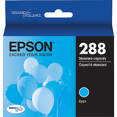 Epson DURABrite Ultra T288 Original Standard Yield Inkjet Ink Cartridge - Cyan - 1 Each (EPST288220S)