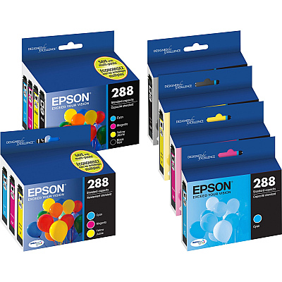 Epson DURABrite Ultra 288 Original Standard Yield Inkjet Ink Cartridge - Black - 1 Each (EPST288120S)