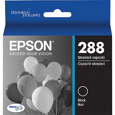 Epson DURABrite Ultra 288 Original Standard Yield Inkjet Ink Cartridge - Black - 1 Each (EPST288120S)