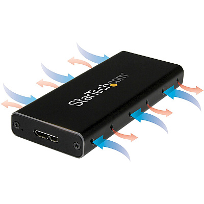 StarTech M.2 Sata Ssd Enclosure - Usb 3.1w/ Usb C (SM21BMU31C3)