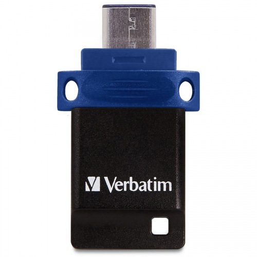 Verbatim 64GB Store 'n' Go Dual USB 3.2 Gen 1 Flash Drive for USB-C Devices - Blue (99155)