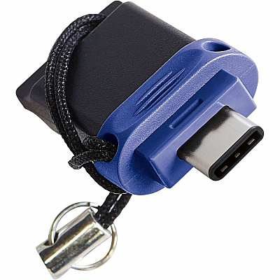 Verbatim 32GB Store 'n' Go Dual USB 3.0 Flash Drive for USB-C Devices - Blue (VER99154)