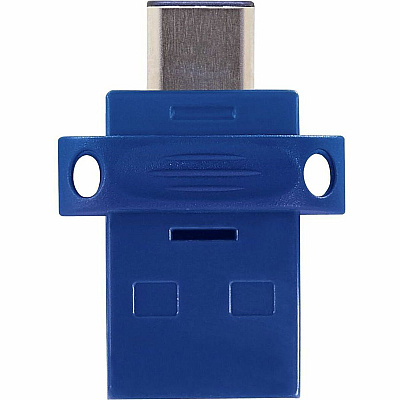 Verbatim 32GB Store 'n' Go Dual USB 3.0 Flash Drive for USB-C Devices - Blue (VER99154)