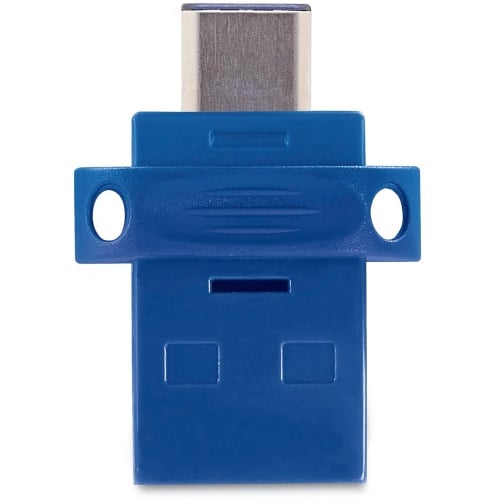 Verbatim 32GB Store 'n' Go Dual USB 3.0 Flash Drive for USB-C Devices - Blue (99154)