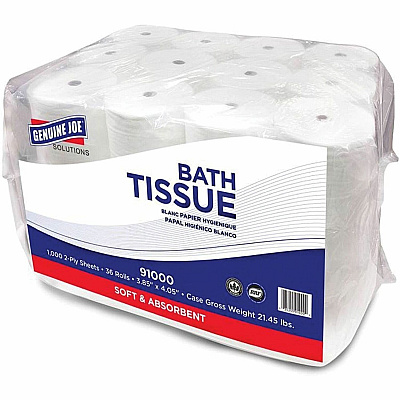 Genuine Joe Solutions Double Capacity Bath Tissue (GJO91000)
