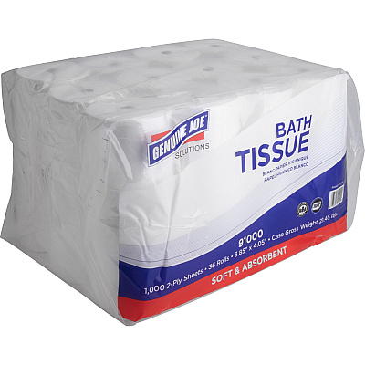 Genuine Joe Solutions Double Capacity Bath Tissue (GJO91000)