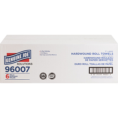 Genuine Joe Solutions 1-ply Hardwound Towels (GJO96007)