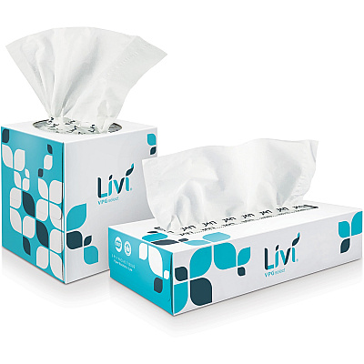 Livi Solaris Paper 2-ply Facial Tissue (SOL11513)