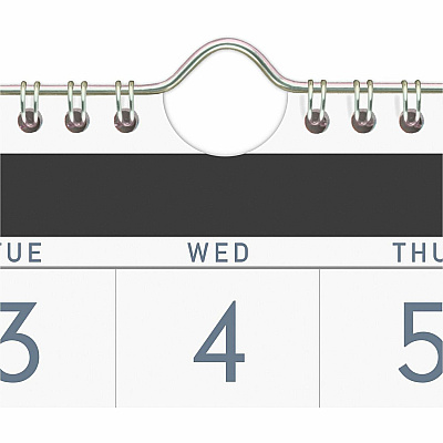 AT-A-GLANCE Three-Month Reference Wall Calendar, Contemporary Artwork/Formatting, 12 x 27, White Sheets, 15-Month: Dec 2025 to Feb 2027 (PM11X28)