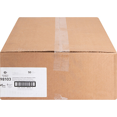 Business Source 2-part Carbonless Cash Register Rolls (BSN98103)