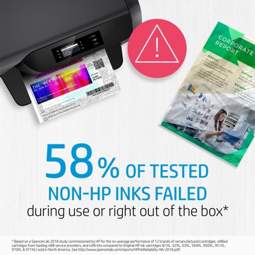HP 952XL High Yield Black Original Ink Cartridge (F6U19AN)