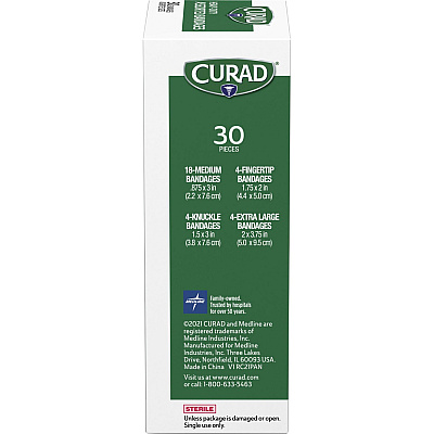 Curad Extreme Hold Assorted Bandages (MIICUR14924RB)