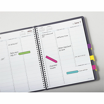 Post-it Flags in On-the-Go Dispenser - Bright Colors (MMM6835CB2)