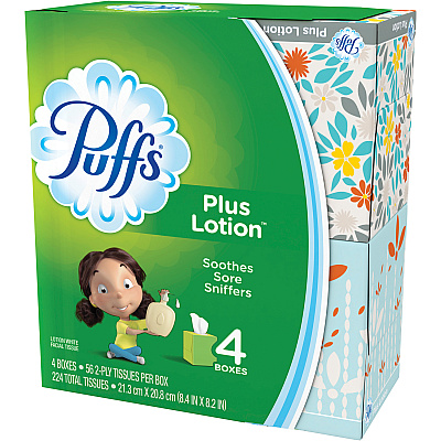 Puffs Plus Lotion Facial Tissues (PGC34899)