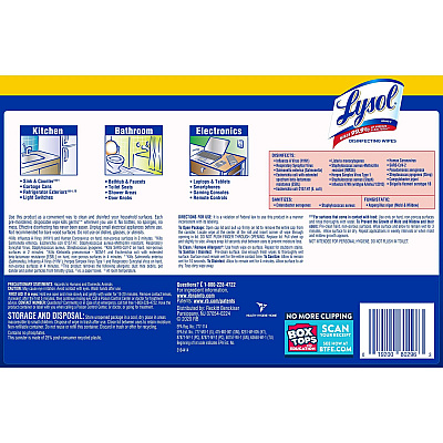 LYSOL Disinfecting Wipes (RAC80296PK)