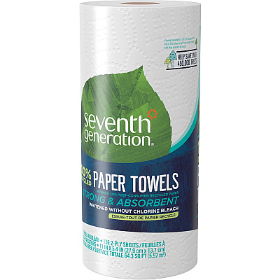Seventh Generation 100% Recycled Paper Towels (SEV13722)