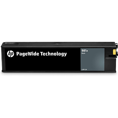 HP 981X (HEWL0R12A) Original High Yield Ink Cartridge - Single Pack - Black - 1 Each