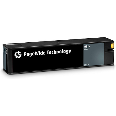HP 981X (HEWL0R12A) Original High Yield Ink Cartridge - Single Pack - Black - 1 Each
