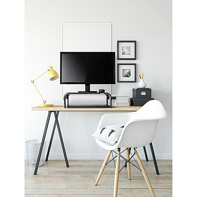 Allsop Metal Art Ergo 3 Adjustable Height Monitor Stand 15-Inch Wide Platform - (ASP31630)
