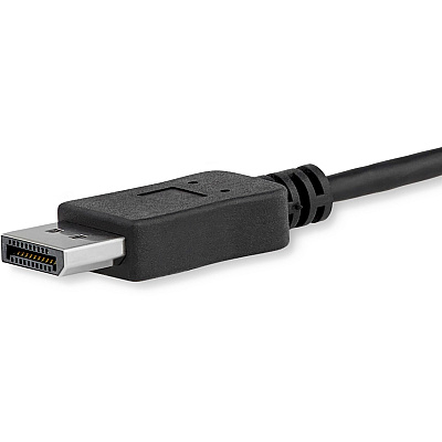 StarTech 3.3 Ft / 1 M Usb C To Display Port Cable - 4k 60hz - Black (CDP2DPMM1MB)