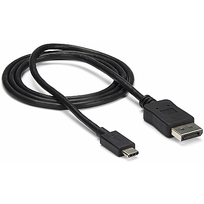StarTech 3.3 Ft / 1 M Usb C To Display Port Cable - 4k 60hz - Black (CDP2DPMM1MB)