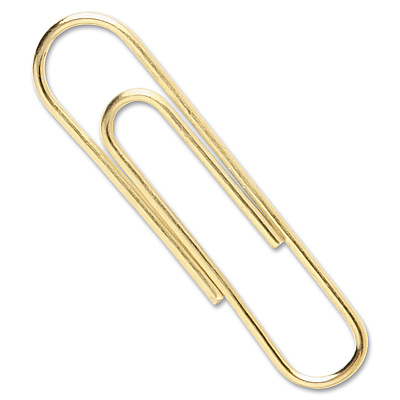 ACCO Gold Tone Paper Clips (ACC72554)