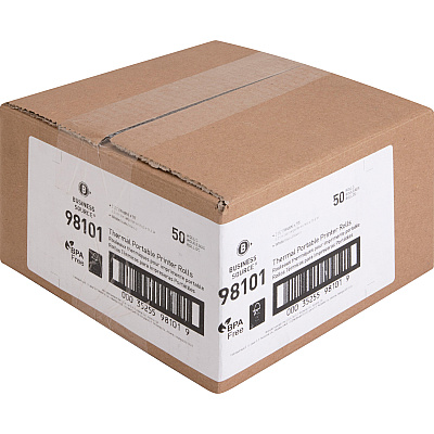 Business Source Portable Printer Thermal Rolls (BSN98101)