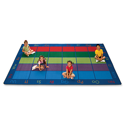 Carpets for Kids Premium Colorful Spaces Seating Rug (8600)