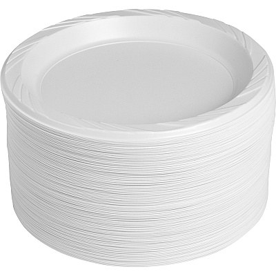 Genuine Joe 9" Reusable Plastic Plates (GJO10329CT)