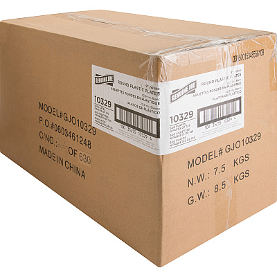 Genuine Joe 9" Reusable Plastic Plates (GJO10329CT)