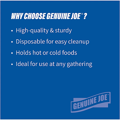Genuine Joe 12 oz Reusable Plastic Bowls (GJO10424CT)