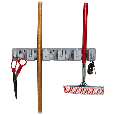 Genuine Joe Cleaning Tool Wall Organizer Rack (GJO12504CT)